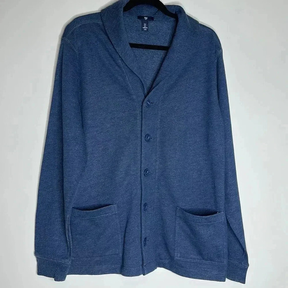 Men’s Blue Gap Cardigan - Picture 2 of 9